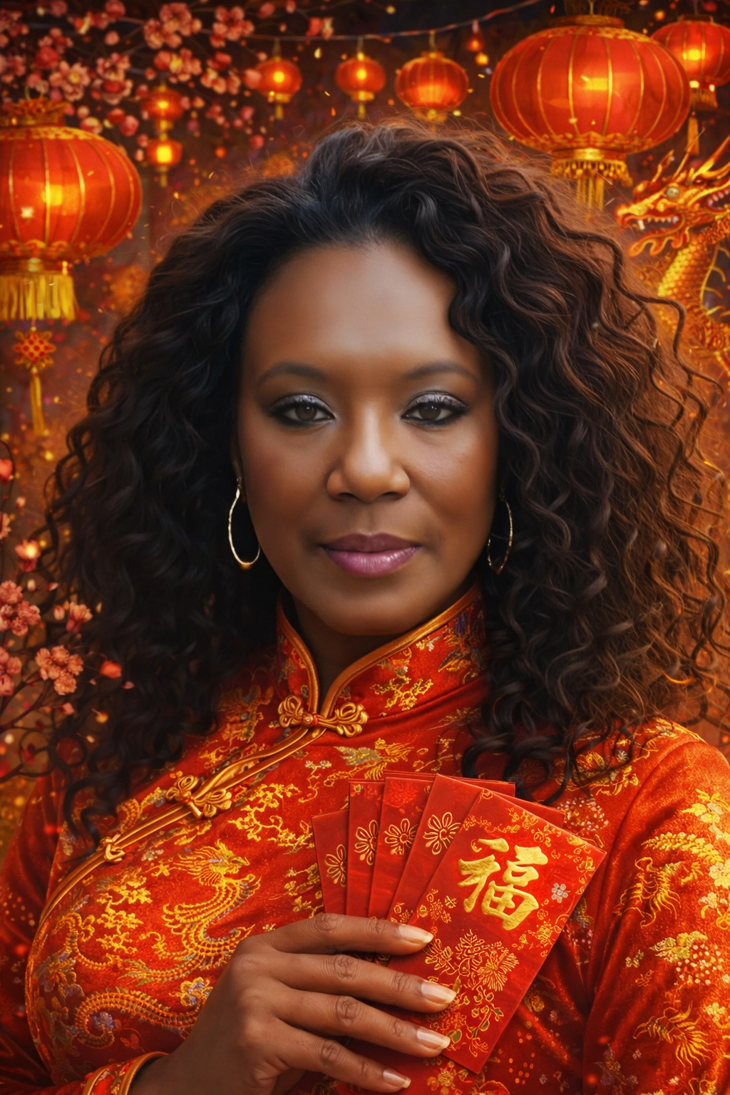 Stylized artistic portrait of Angela R. Buffington